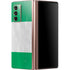 Nigeria Flag Distressed Galaxy Z Fold2 5G Skin