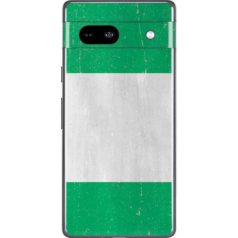 Nigeria Flag Distressed Google Pixel 7a Skin