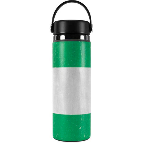 Nigeria Flag Distressed Hydro Flask 20oz Wide Mouth Skin