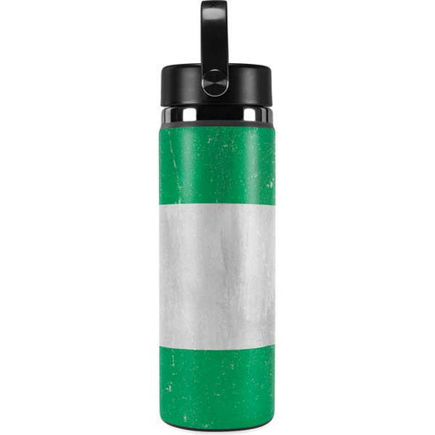 Nigeria Flag Distressed Hydro Flask 20oz Wide Mouth Skin