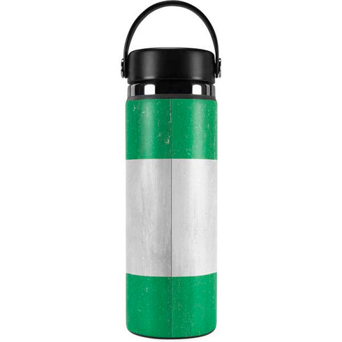 Nigeria Flag Distressed Hydro Flask 20oz Wide Mouth Skin