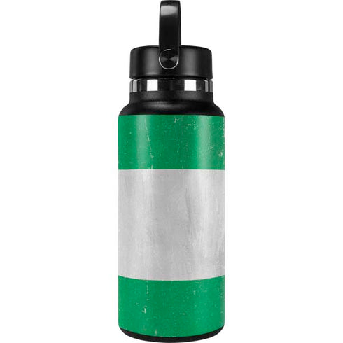 Nigeria Flag Distressed Hydro Flask 32oz Wide Mouth Skin