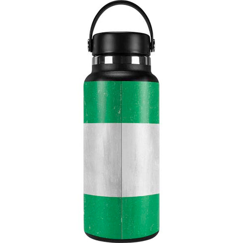 Nigeria Flag Distressed Hydro Flask 32oz Wide Mouth Skin