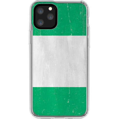 Nigeria Flag Distressed iPhone 11 Pro Clear Case
