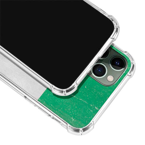 Nigeria Flag Distressed iPhone 11 Pro Max Clear Case