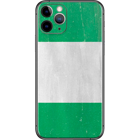 Nigeria Flag Distressed iPhone 11 Pro Skin