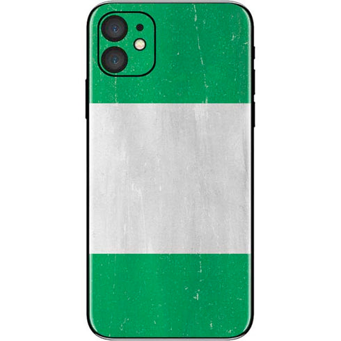 Nigeria Flag Distressed iPhone 11 Skin