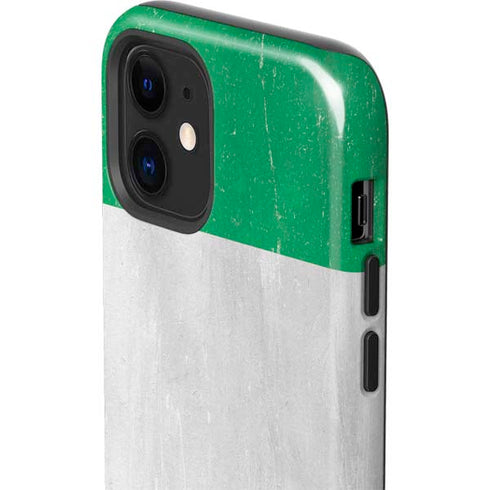 Nigeria Flag Distressed iPhone 12 Impact Case