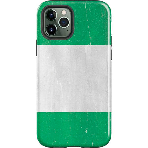 Nigeria Flag Distressed iPhone 12 Pro Impact Case