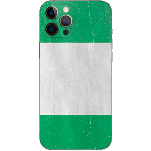 Nigeria Flag Distressed iPhone 12 Pro Max Skin