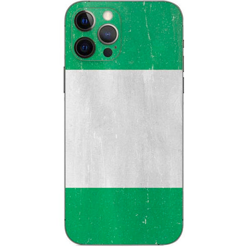 Nigeria Flag Distressed iPhone 12 Pro Skin