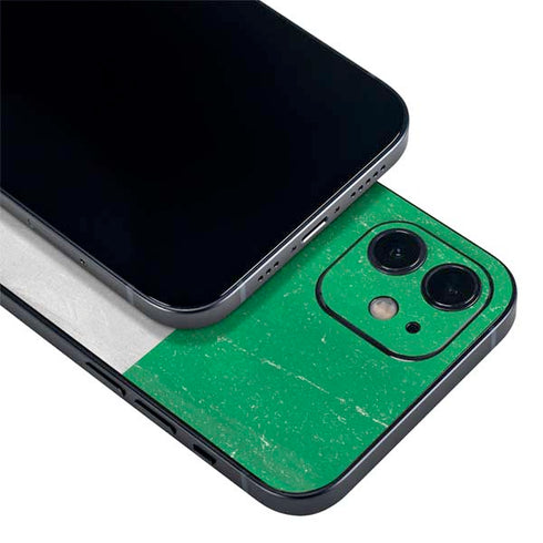 Nigeria Flag Distressed iPhone 12 Skin