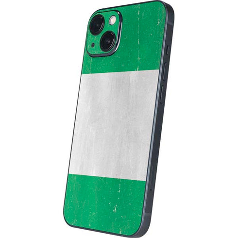 Nigeria Flag Distressed iPhone 13 Skin