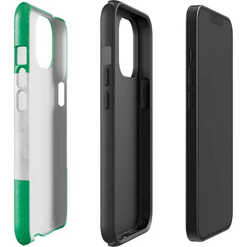 Nigeria Flag Distressed iPhone 14 Impact Case