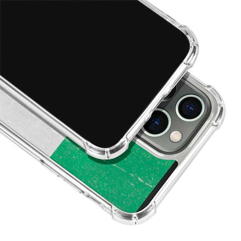 Nigeria Flag Distressed iPhone 14 Pro Max Clear Case