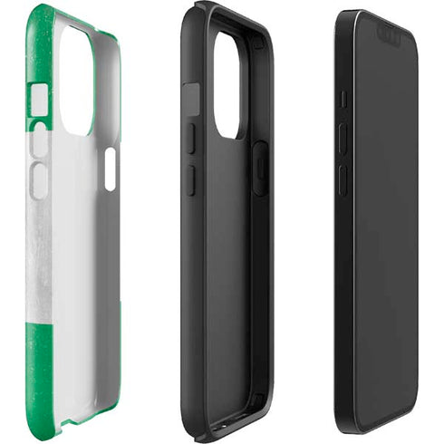 Nigeria Flag Distressed iPhone 14 Pro Max Impact Case