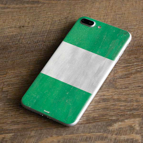 Nigeria Flag Distressed iPhone 7 Plus Skin