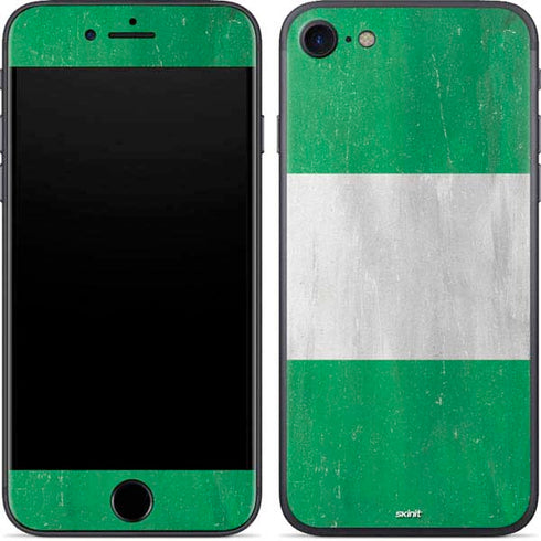 Nigeria Flag Distressed iPhone 7 Skin