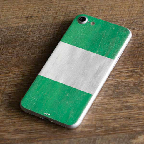 Nigeria Flag Distressed iPhone 7 Skin