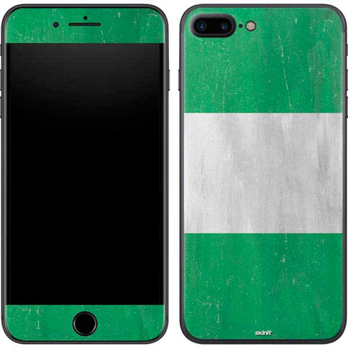 Nigeria Flag Distressed iPhone 8 Plus Skin