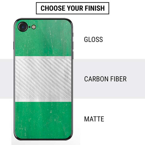Nigeria Flag Distressed iPhone SE (2nd & 3rd Gen) Skin