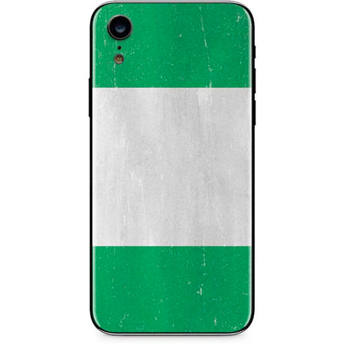 Nigeria Flag Distressed iPhone XR Skin