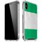 Nigeria Flag Distressed iPhone XS Max Clear Case