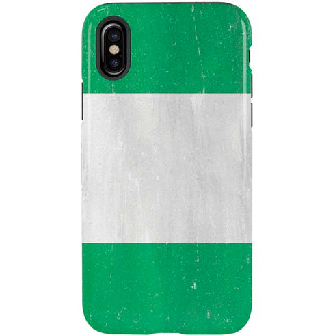 Nigeria Flag Distressed iPhone XS Pro Case