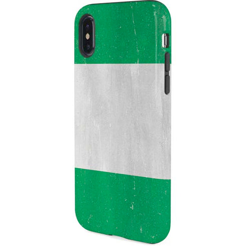 Nigeria Flag Distressed iPhone XS Pro Case