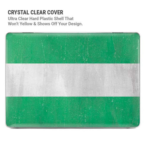 Nigeria Flag Distressed MacBook Pro 16in (2021-25) Case plus Skin