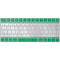 Nigeria Flag Distressed Magic Keyboard Skin