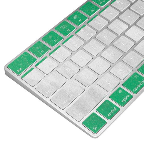 Nigeria Flag Distressed Magic Keyboard Skin