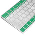 Nigeria Flag Distressed Magic Keyboard Skin