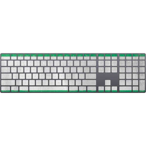 Nigeria Flag Distressed Magic Keyboard with Numeric Keypad Skin
