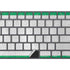 Nigeria Flag Distressed Magic Keyboard with Numeric Keypad Skin