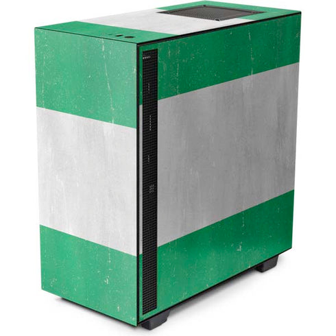 Nigeria Flag Distressed NZXT H510 Compact ATX Mid-Tower Case Skin