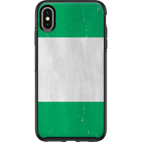 Nigeria Flag Distressed Otterbox Symmetry iPhone Skin