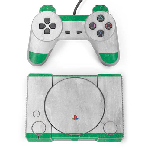 Nigeria Flag Distressed PlayStation Classic Bundle Skin