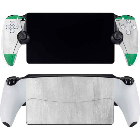Nigeria Flag Distressed PlayStation Portal Remote Player Skin