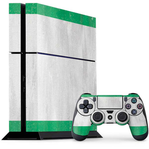 Nigeria Flag Distressed PS4 Console and Controller Bundle Skin