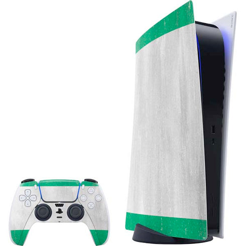 Nigeria Flag Distressed PS5 Digital Edition Bundle Skin
