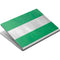 Nigeria Flag Distressed Surface Book Skin