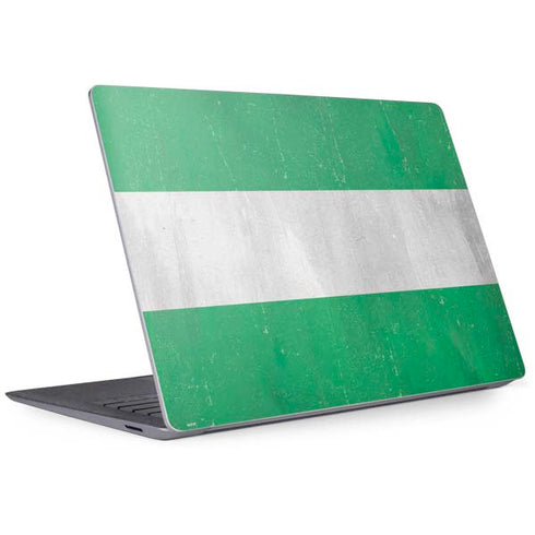Nigeria Flag Distressed Surface Laptop 3 13.5in Skin