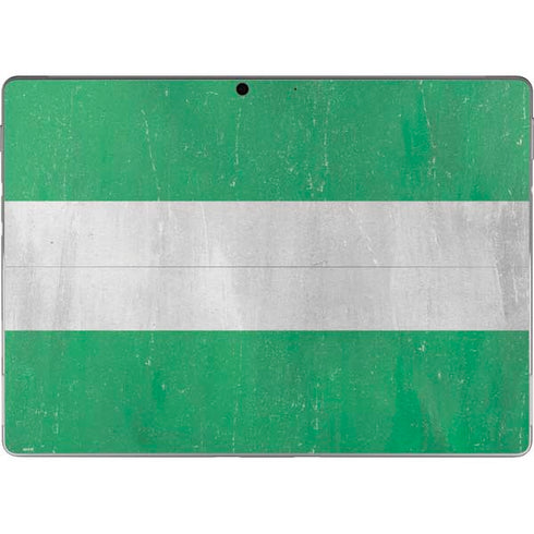 Nigeria Flag Distressed Surface Pro 8 Skin