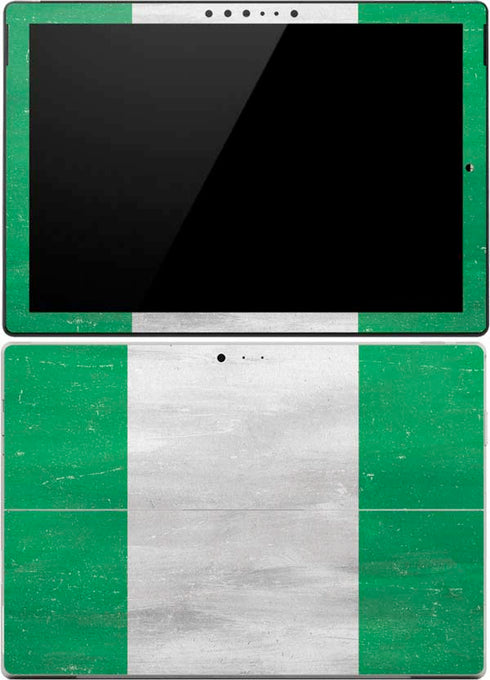 Nigeria Flag Distressed Surface Pro (2017) Skin