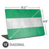 Nigeria Flag Distressed Universal Laptop 15in (12.2 x 8.8in) Skin