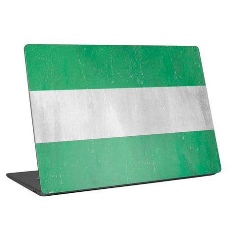 Nigeria Flag Distressed Universal Laptop 17in (13.8 x 10in) Skin