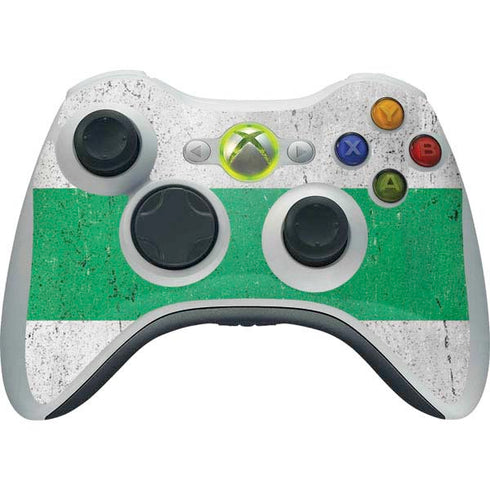 Nigeria Flag Distressed Xbox 360 Wireless Controller Skin
