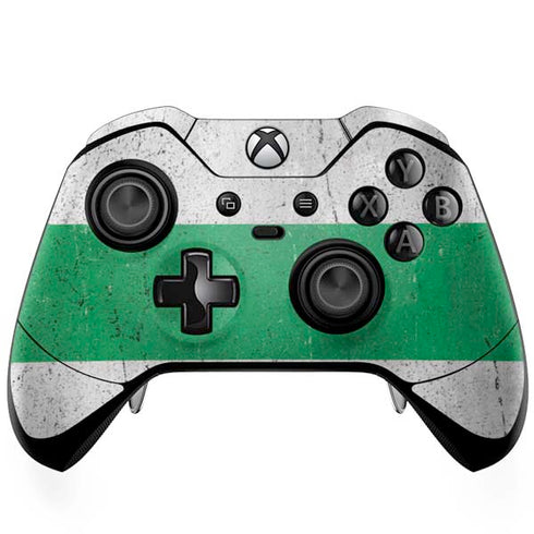 Nigeria Flag Distressed Xbox One Elite Controller Skin