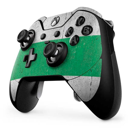 Nigeria Flag Distressed Xbox One Elite Controller Skin